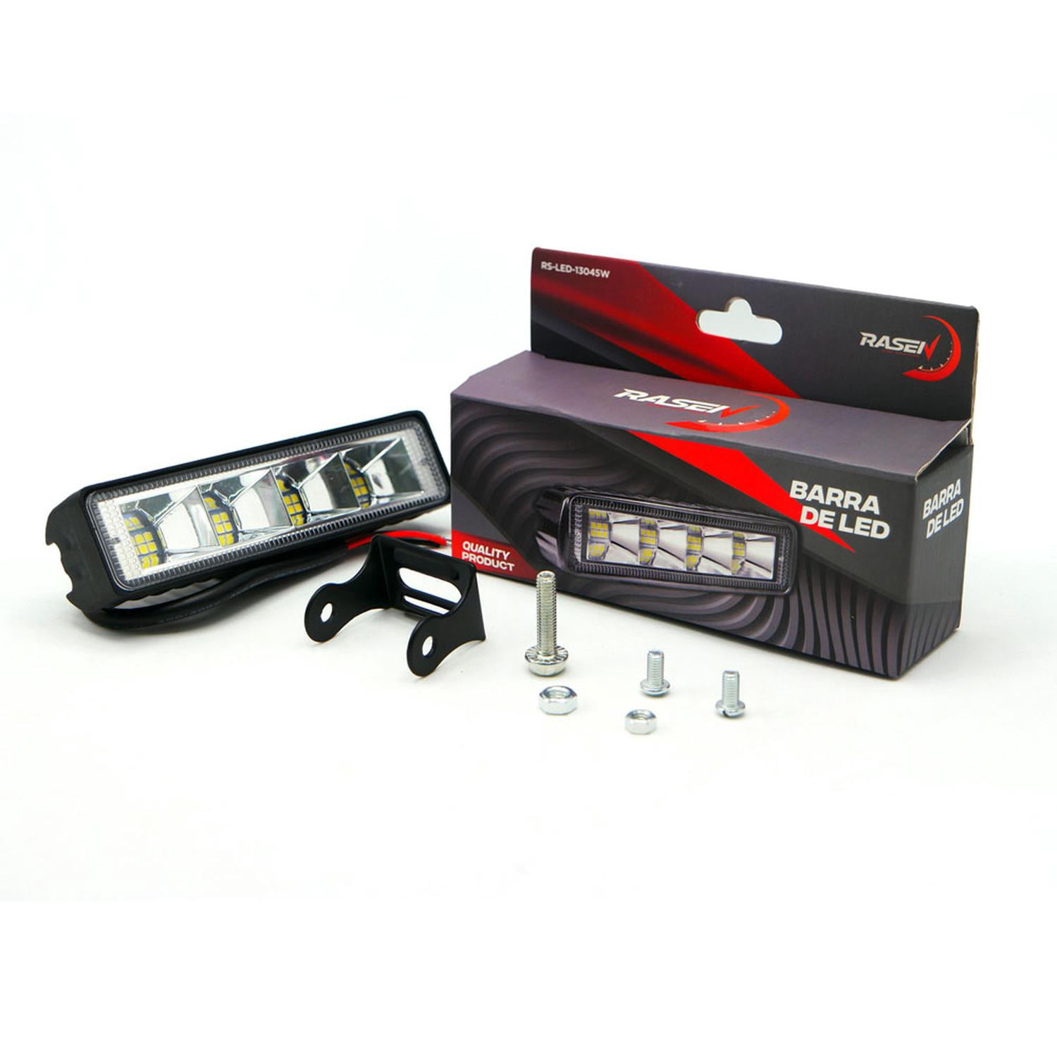 Barra Para Moto Rasen 24 Led Luz Blanca Fija Y Estrobo 4 Celda Rasen RS ...