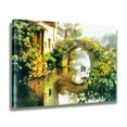 thumbnail image 2 of Arch Bridge Oil Painting Reminiscence Of Jiangnan Canvas Poster Bedroom Decor Sports Landscape Office Room Decor Gift,Frame-style,16x24inch(40x60cm), 2 of 8