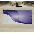 thumbnail image 1 of Contemporary Decorative Rug, Spiraling Stripes with Monochrome Tones Modern Art Inspirations Abstract, Quality Carpet for Bedroom Dorm and Living Room, 6 Sizes, Blue Violet, by Ambesonne, 1 of 1