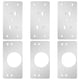 thumbnail image 1 of 3 juegos de placas de reparación de bisagras para puertas y gabinetes, soporte de reparación de bisagras con orificio roscado, 1 of 6