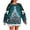 #0231-Sky Blue, variant on Uoodti Christmas Long Sleeve Sweaters for Women Gift with Bows Graphic Oversized Sweatshirts Fleece Funny Pullover Party Holid ay Tops