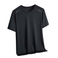 thumbnail image 1 of Camiseta Transpirable Delgada de los Hombres, Verano Suelto Ajuste Mitad de Manga Casual Top para el Aire Libre Y el Uso Diario, Camiseta de Moda Ligera, 1 of 6