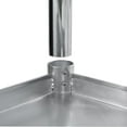 thumbnail image 3 of 60"W x 30"D 18 Gauge 430 Stainless Steel Workbench, Galvanized Legs & Undershelf, 3 of 4