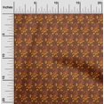thumbnail image 1 of oneOone Cotton Poplin Fabric Leaves|Floral & Paisley Block Decor Fabric Printed BTY 56 Inch Wide, 1 of 4
