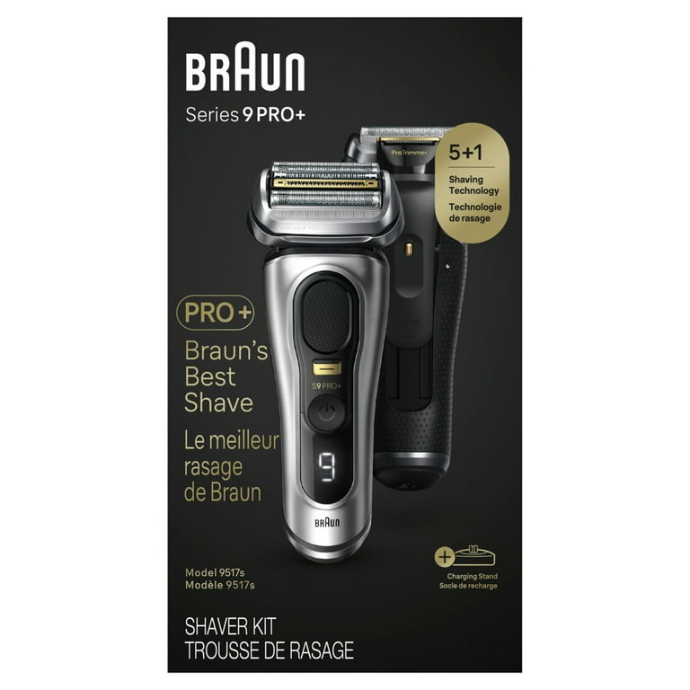 【tosi】Braun Series 9 Pro+ 9517s シェーバー Braun Series 9 PRO+ Wet & Dry Electric Shaver, Charging Stand