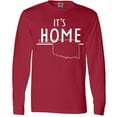 thumbnail image 3 of Inktastic It's Home- State of Oklahoma Outline Long Sleeve T-Shirt, 3 of 5