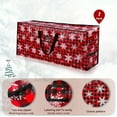 thumbnail image 6 of PONPRNGY Christmas Tree Storage Bag, Plastic Tear-proof Xmas Tree Bag, Reinforced Handles & Zippered & Durable, Holiday Decoration Storage Bags, 6 of 6