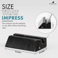 thumbnail image 4 of Radicaln Black Marble Business Card Holder 4 Inch – Elegant Desk Organizer for Business Cards & Office Supplies | Premium Marble Card Storage Solution, 4 of 5