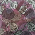 thumbnail image 3 of Dahlia Tulle Curtains with Rod Pocket, Drawing of Large Chrysanthemum Blossoms and Buds in Shades of Purple, Sheer Drape for Wedding Party 2 Panels, 7 Sizes, Pale Pink Eggplant White, by Ambesonne, 3 of 3