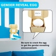 thumbnail image 5 of Baby Gender Reveal Egg, Boy Gender Reveal, Unique Gender Reveal Ideas, Surprise Egg with Blue Sequins, for Parents, Grandparents, Friends, 5 of 5