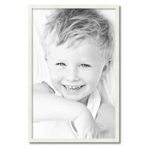 ArtToFrames 22" x 34" White Picture Frame, 22x34 inch White Wood Poster Frame (WOM-5138)