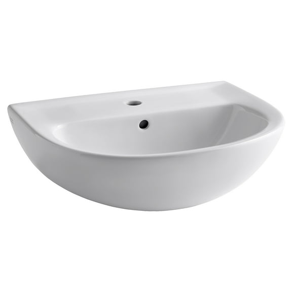American Standard Evolution 22 in. Pedestal Sink Basin in White