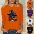 thumbnail image 1 of Sentmoon Vêtements pour Femmes Tendance Automne 2025 Grande Taille Manches Longues Col Rond Hauts Décontractés Habillés Amples avec Imprimé Hauts et Blouses pour Dames Hiver Charmant L, 1 of 6