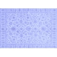 thumbnail image 1 of Ahgly Company Machine Washable Indoor Rectangle Oriental Blue Traditional Area Rugs, 5' x 8', 1 of 4
