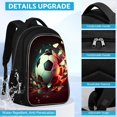 thumbnail image 2 of Mochila escolar TILYTADLY Soccer, 44 x 14 x 30 cm, grande, 2 of 7