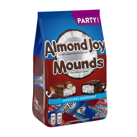 Almond Joy Mounds, Halloween Miniatures Party Bag, 32.1 oz.