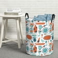 thumbnail image 6 of Bingfone Cute Tableware Waterproof Foldable Laundry Hamper Bucket with Handles for Storage Bin,Clothes Hamper (Medium ), 6 of 6