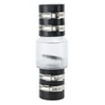 thumbnail image 2 of Sump Pump Check Valve, Silent Sewage Spring Loaded Flapper Silent Check Valve with 4 Stainless Steel Clamps, Leakproof Spring Flapper Check Valve for Backflow Prevention, 2 of 7