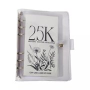 ZheElen Money Saving Challenge Album Binder as a Envelope Kit With PVC Loose- Book Savings Challenge Binder