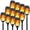 Orange, variant on Solar Lights for Outside, 16Pack Solar Flame Torch Light, Garden Light Outdoor Waterproof, Solares Pathway Lights Outside for Yard Decorations, Flame Torches Outdoor Lighting Lawn Patio Art