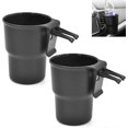 thumbnail image 1 of Car Universal Drink Holder Bottle Holder Cup Holder Car Accessories Drinks Can Holder Set (black) (2pcs), 1 of 5