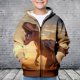 thumbnail image 4 of Sudaderas con capucha de animales, dinosaurios, sudaderas con cremallera impresas en 3D, sudaderas para niños y niñas, sudaderas de moda para niños, sudaderas con capucha de manga larga de gran tamaño, 4 of 4