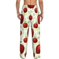 thumbnail image 3 of Kll Mens Pajama Pants For Men,Mens Lounge Pants,Funny Gifts For Men,Men'S Pajama Bottoms-Fruit Apples, 3 of 9