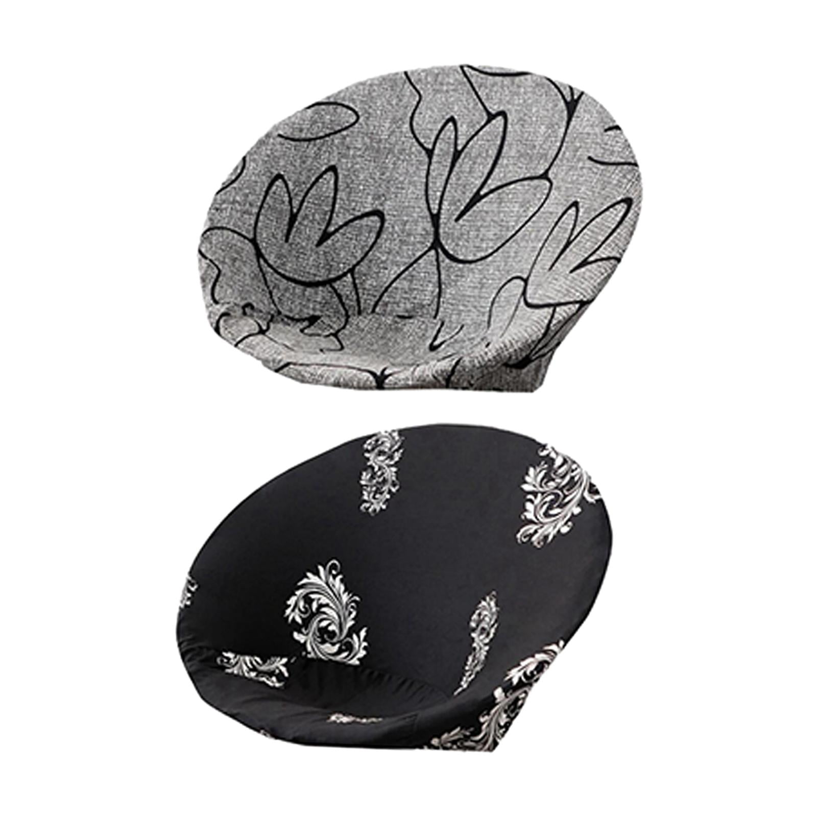 2× Saucer Chair Covers Moon Chair Stretchable Polyester for Hotel