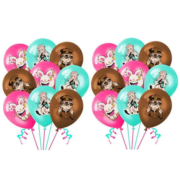 Toilet Bound Hanako Kun Balloons Party Supplies Birthday Favors Decorations Decor Kit Latex