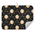 thumbnail image 3 of Ryvnso Baseball-a2 Dish Dry Mat for Kitchen Counter Absorbent Drainer Pad 16x18in, 3 of 9