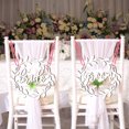 thumbnail image 3 of Miangastore 1 Set Bride Groom Wooden Chair Sign Wedding Reception Chair Sign for Bride Groom, 3 of 8