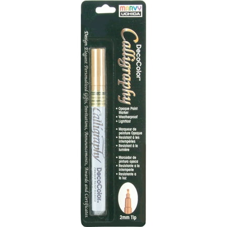 - DecoColor Calligraphy Opaque Paint Marker 2mm-Gold