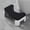 black, variant on 1PC Waterproof Squatty Potty Toilet Stool Toilet Foot Stool Squat Stool For Pregnant Woman Children Adult Old People