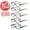 1.0X, variant on 5 Pairs Of Square Fashion Printed Reading Glasses, Multi-pair Combination Packaging for Men And Women, High-definition Lenses And Colorful Frames, Suitable for Daily And Office Essentials.