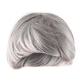 thumbnail image 3 of Xihbxyly Peluca de Moda, Elegante Peluca Rizada para Hombre, Peluca de Cosplay Gris Premium, Postizo Natural de Fácil Cuidado, Disfraz para Fiestas y Eventos, Accesorio Moderno, Diseño de Fibra Resis, 3 of 6