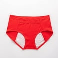 thumbnail image 3 of Aofany Women Plus Size Comfortable Breathalbe Panties Leak Proof Menstrual Period Underwear Solid Color Everyday Briefs, 3 of 3