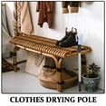thumbnail image 3 of FOMIYES Adjustable Stainless Steel Clothes Drying Rod Telescopic Extendable Pole for Home, 3 of 8