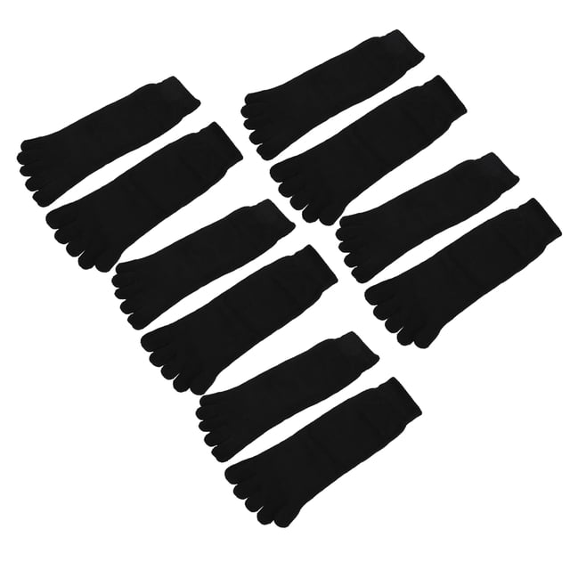 Calcetines de cinco dedos, 5 pares de calcetines con dedos transpirables para hombres, calcetines con funcionalidad versátil