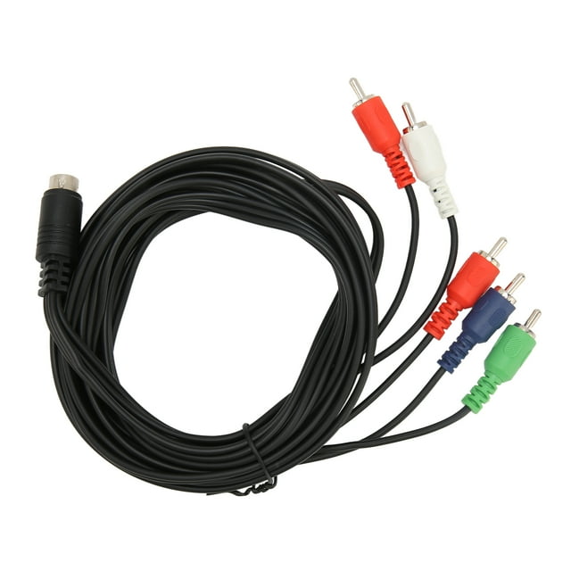 Cable de 10 Pines Din A 5, Redución de Ruido de Reemplazo de la Carcasa de Pvc de 10 Pines de Oxidacia de Cable av Din para Proyectores para televisores