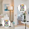 thumbnail image 4 of Yayeee Duplex Wall Plate 1-Gang 4.5"x2.7" Home Receptacle Light Switch Decorative Outlet Cover, Purple Clover Pattern, 4 of 7
