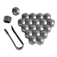 thumbnail image 1 of 20 piezas de tapas de tuercas de rueda de coche, cubierta de tornillo de cubo automático Universal, reemplazo de tuercas de neumáticos a prueba Vehículos, repuestos y accesorios Mis Gris 19 mm, 1 of 6