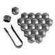 thumbnail image 5 of Scienceny 20 piezas tapas de tuercas de rueda de coche decoración de cubierta de tornillo de cubo automático Universal 17-21mm Protector de pernos con Gris 19 mm 5piezas Scienceny CBP192004, 5 of 5