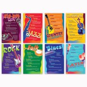 NORTH STAR TEACHER RESOURCES NST3059 - Music Genres Bulletin Board Set by North Star Teacher Resource