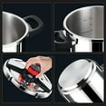 thumbnail image 4 of Stainless Steel Pressure Cooker, 5L/6L/8L Capacity Stovetop Pressure Canner, Explosion Proof Gas & Induction Compatible Rice Cooker Multifunctional Slow Cooker For Home, Commercial, 4 of 8