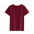 thumbnail image 5 of Xuanfei Women Faith Daisy Printed Round Neck Short Sleeve T-Shirt, 5 of 7