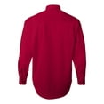 thumbnail image 3 of Long Sleeve Cotton Twill Shirt Tall Sizes - Red - LT, 3 of 5