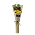 thumbnail image 1 of Ramo de girasoles artificiales, mini ramo de flores perfumadas con hojas de eucalipto, regalo para cumpleaños y Día de la Madre., 1 of 8