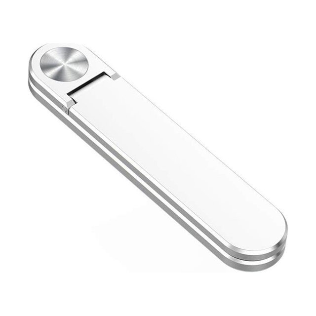 Mini Folding Mobile Phone Bracket Aluminum Alloy Phone Holder Metal Stand Invisible Collapsible Cellphone Holder Compatible with All Phones