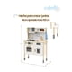 thumbnail image 3 of Cocina Montessori de madera para niños | Cocinita con 22 piezas | Juego de rol 3 años+, 3 of 7
