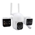 thumbnail image 1 of Cámara de Seguridad al Aire Libre, DetecioN de Movimento 2 Cámaga de Seguridad de Tilt Tilt de Tres Lentes para el HOGAR, 1 of 7